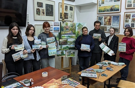 В художественном училище пройдет мастер-класс «Этюды пейзажа»