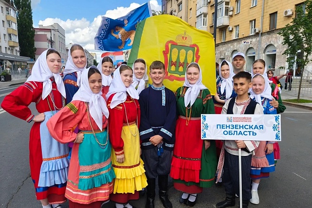 Пензенский ансамбль «Туесок» принимает участие в III Всероссийской детской Фольклориаде в Уфе